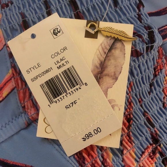 JESSICA Simpson Floral One Piece Swimsuit - Picture 5 of 5